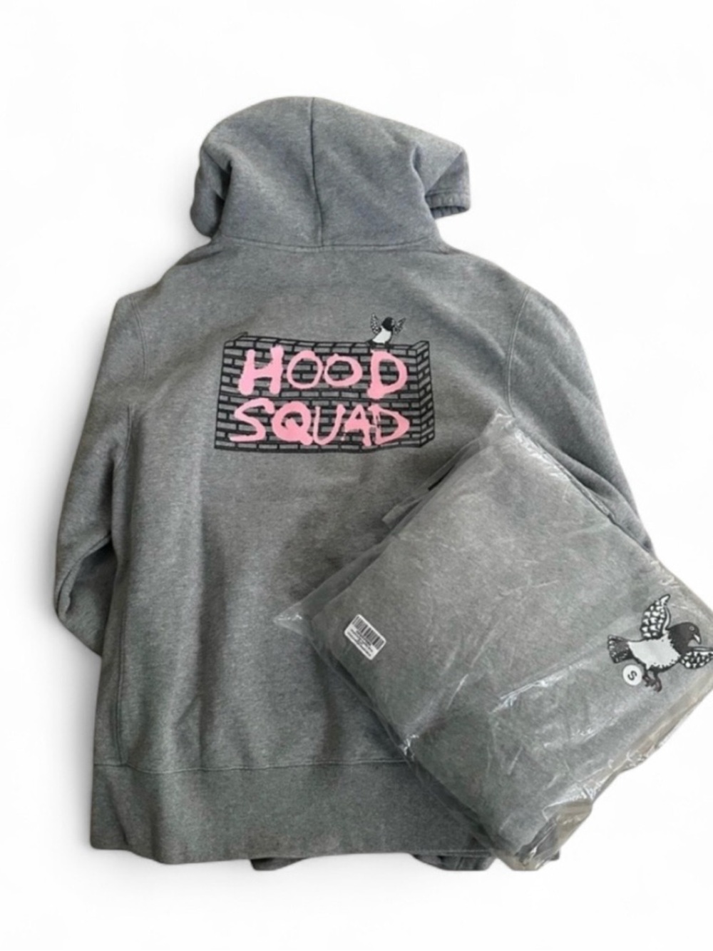 NWT Limited Release Grey Staple Pigeon Streetwear Hoodie, Size S - Picture 5 of 10